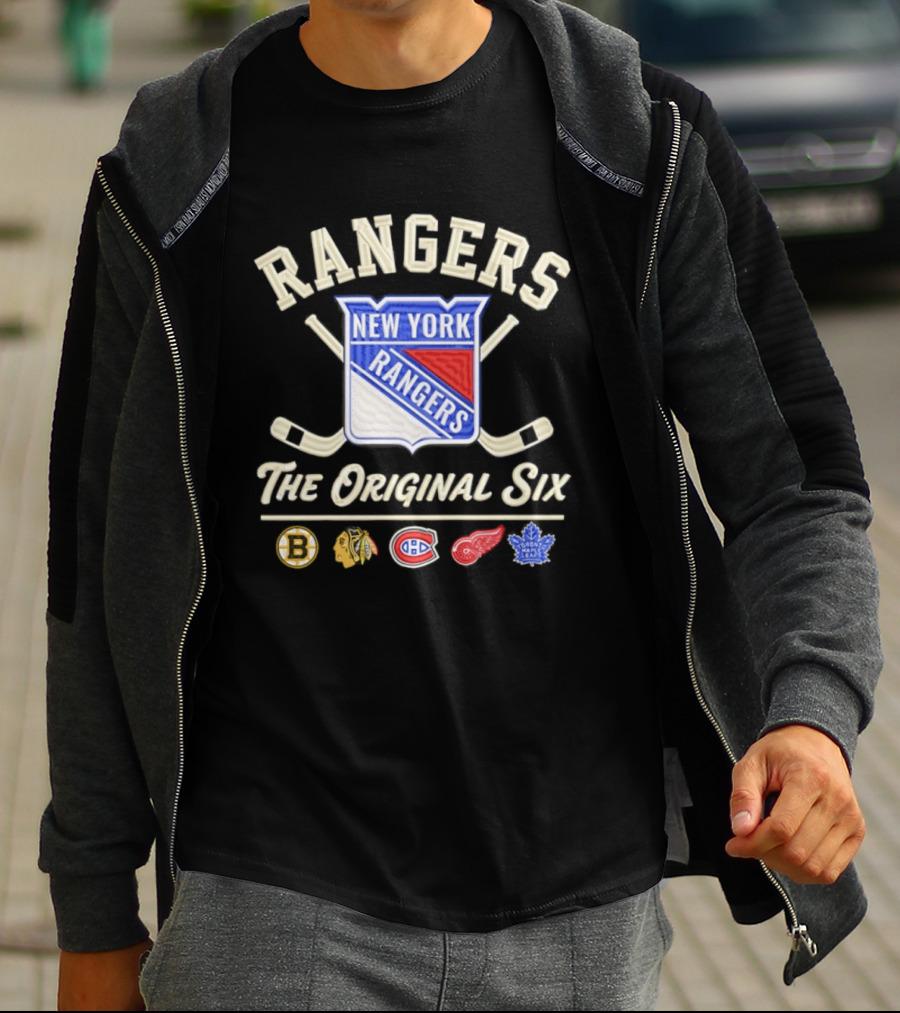 New York Rangers The Original Six NHL Hockey Iconic Teams T-Shirt