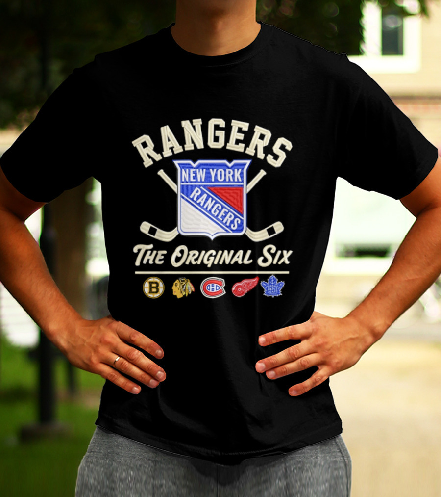 New York Rangers The Original Six NHL Hockey Iconic Teams T-Shirt