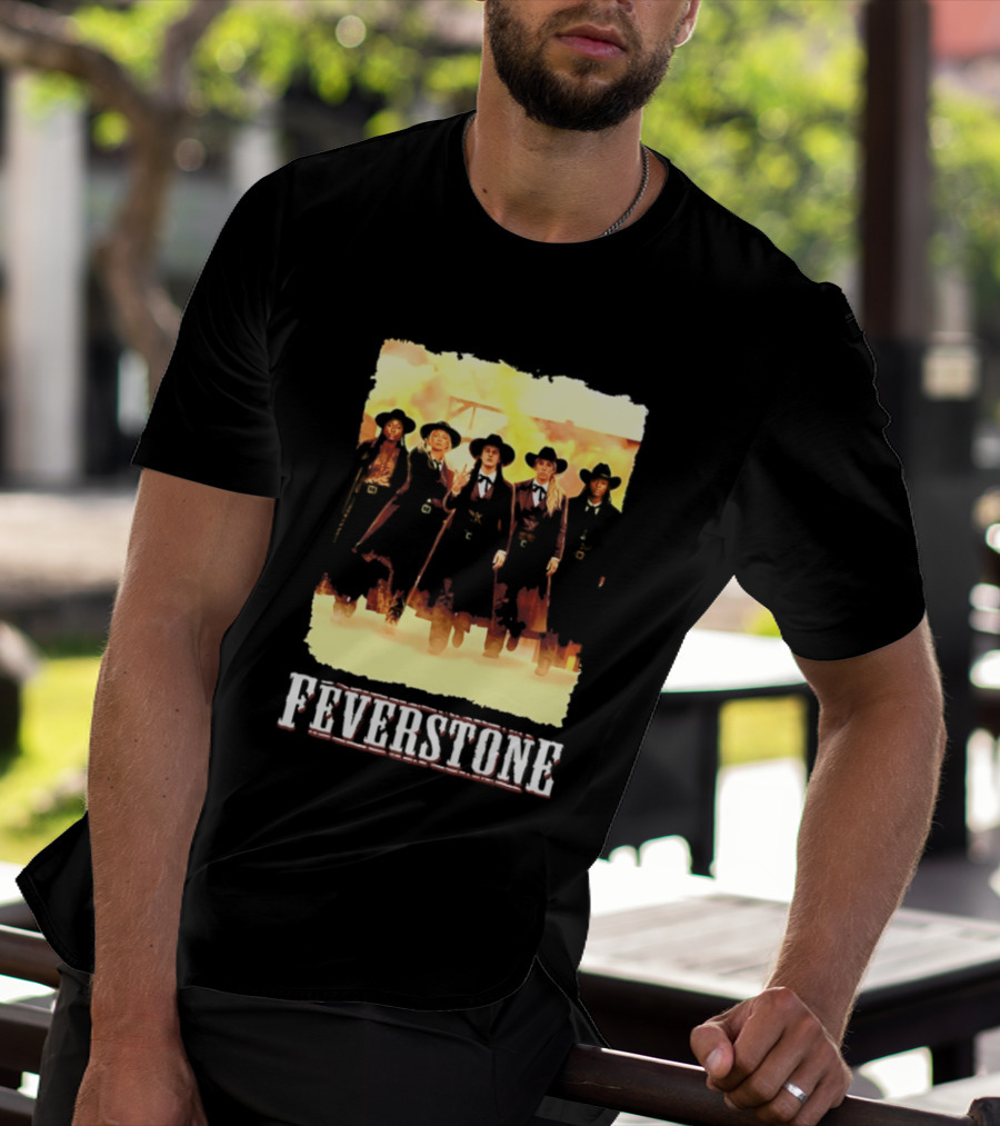Indiana Fever Feverstone Meme Team Members In Old West T-Shirt