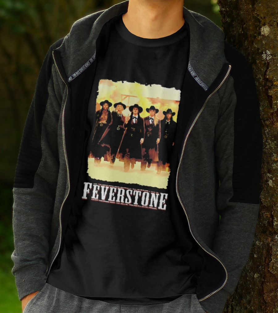 Indiana Fever Feverstone Meme Team Members In Old West T-Shirt