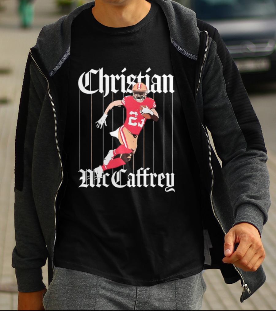 Christian McCaffrey 23 San Francisco 49ers Running Back T-Shirt