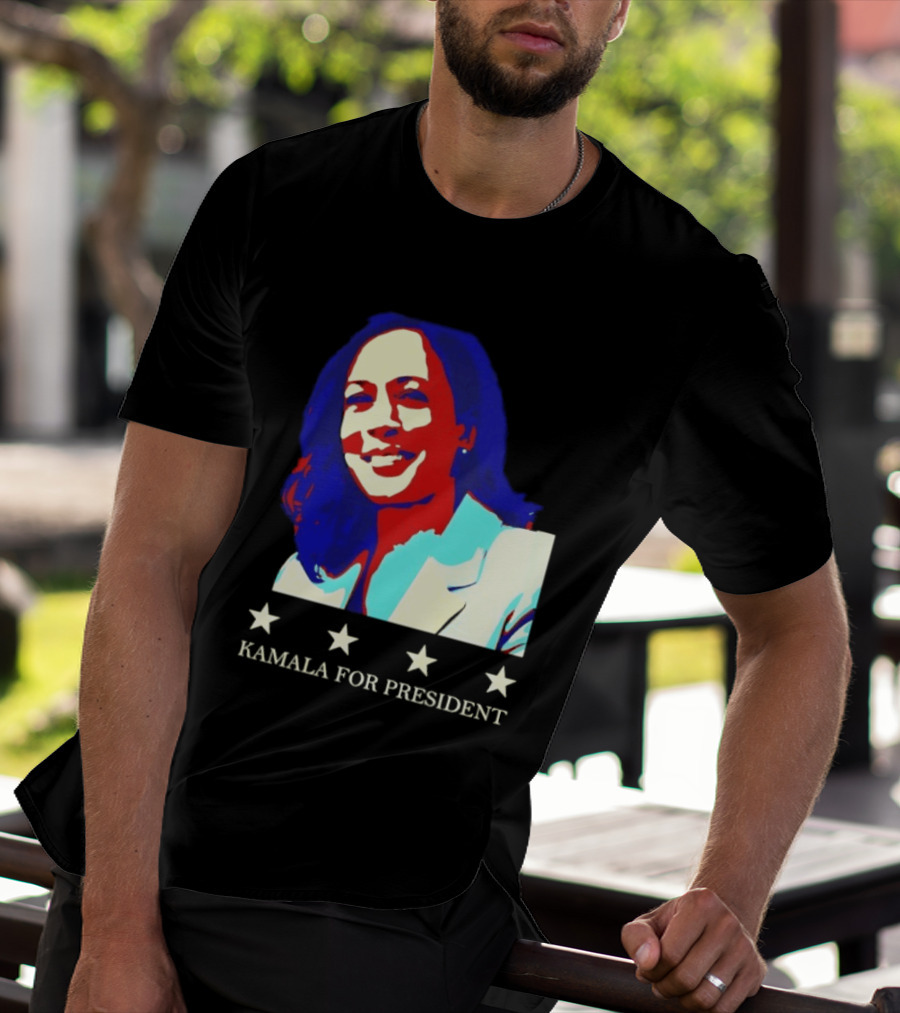 Kamala Harris Kamala For President Presidential Campaign Stars T-Shirt