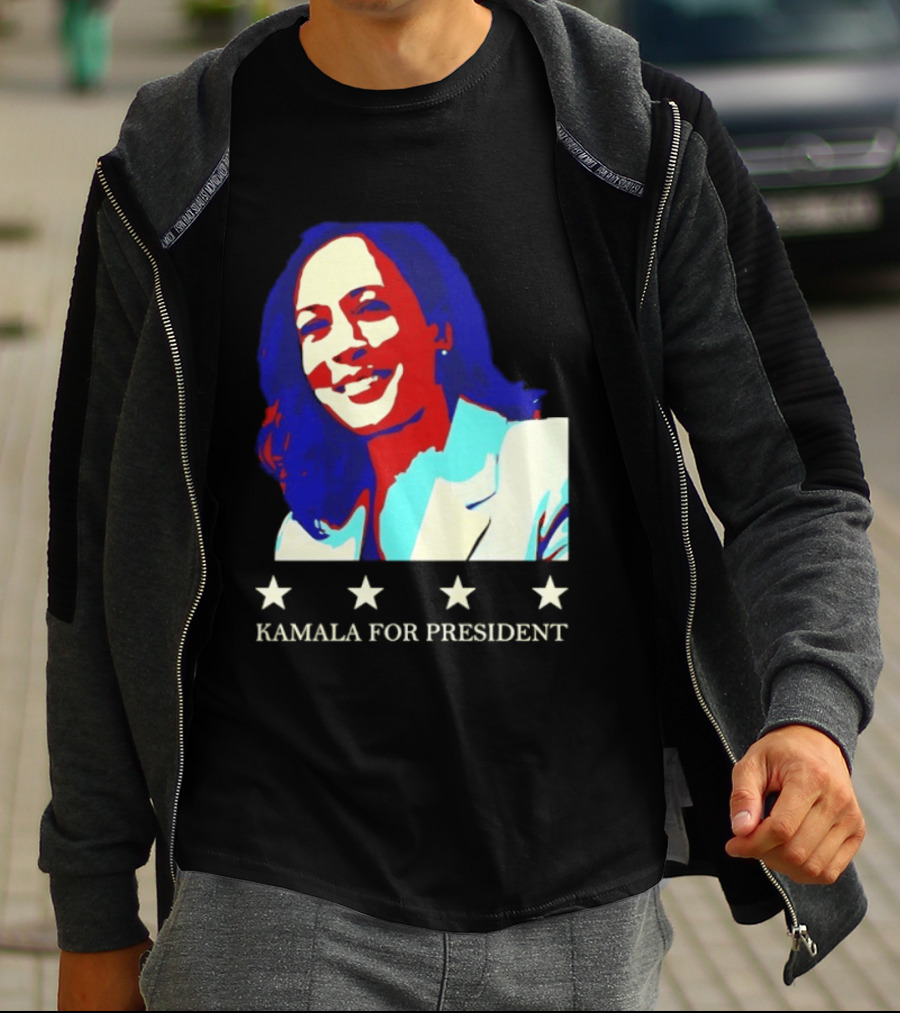 Kamala Harris Kamala For President Presidential Campaign Stars T-Shirt