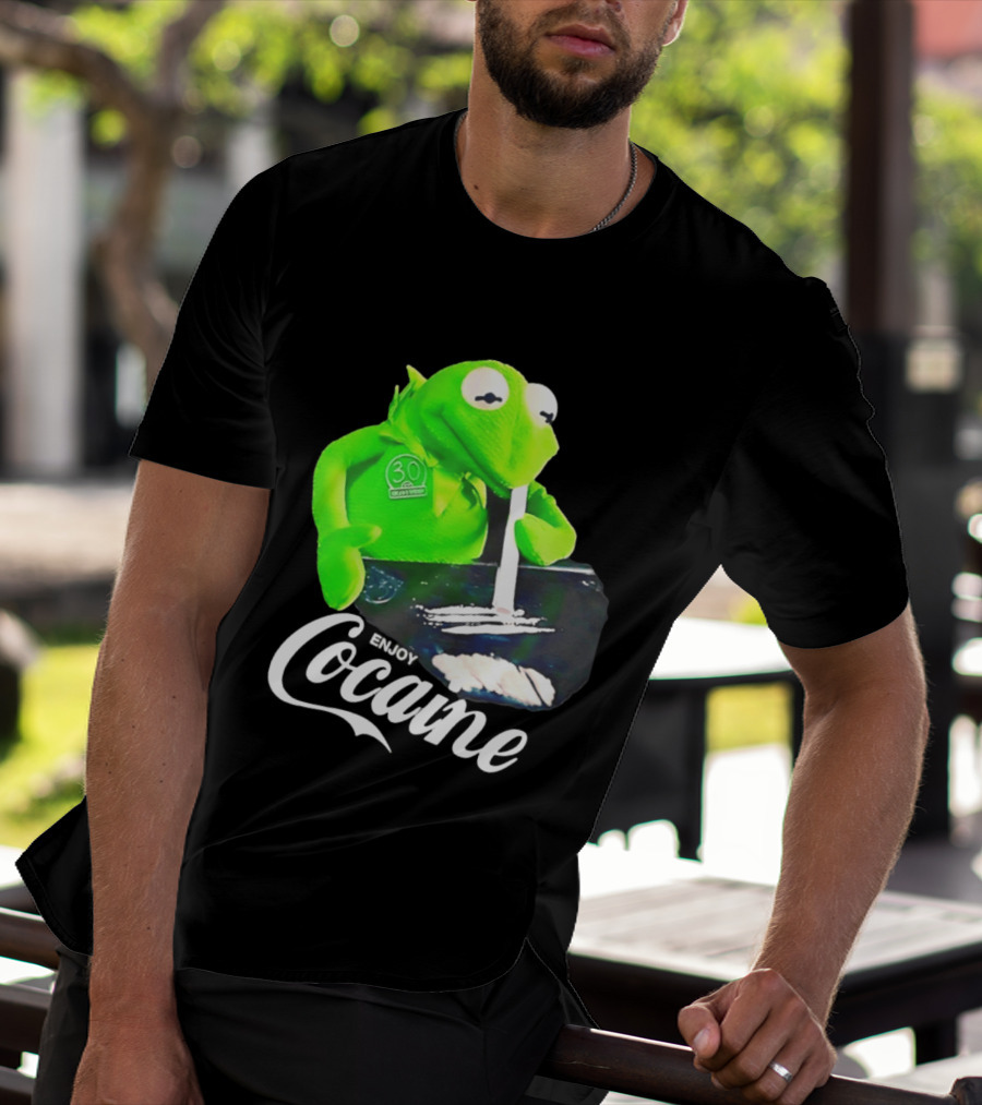 Kermit The Frog Enjoy Cocaine Muppets T-Shirt
