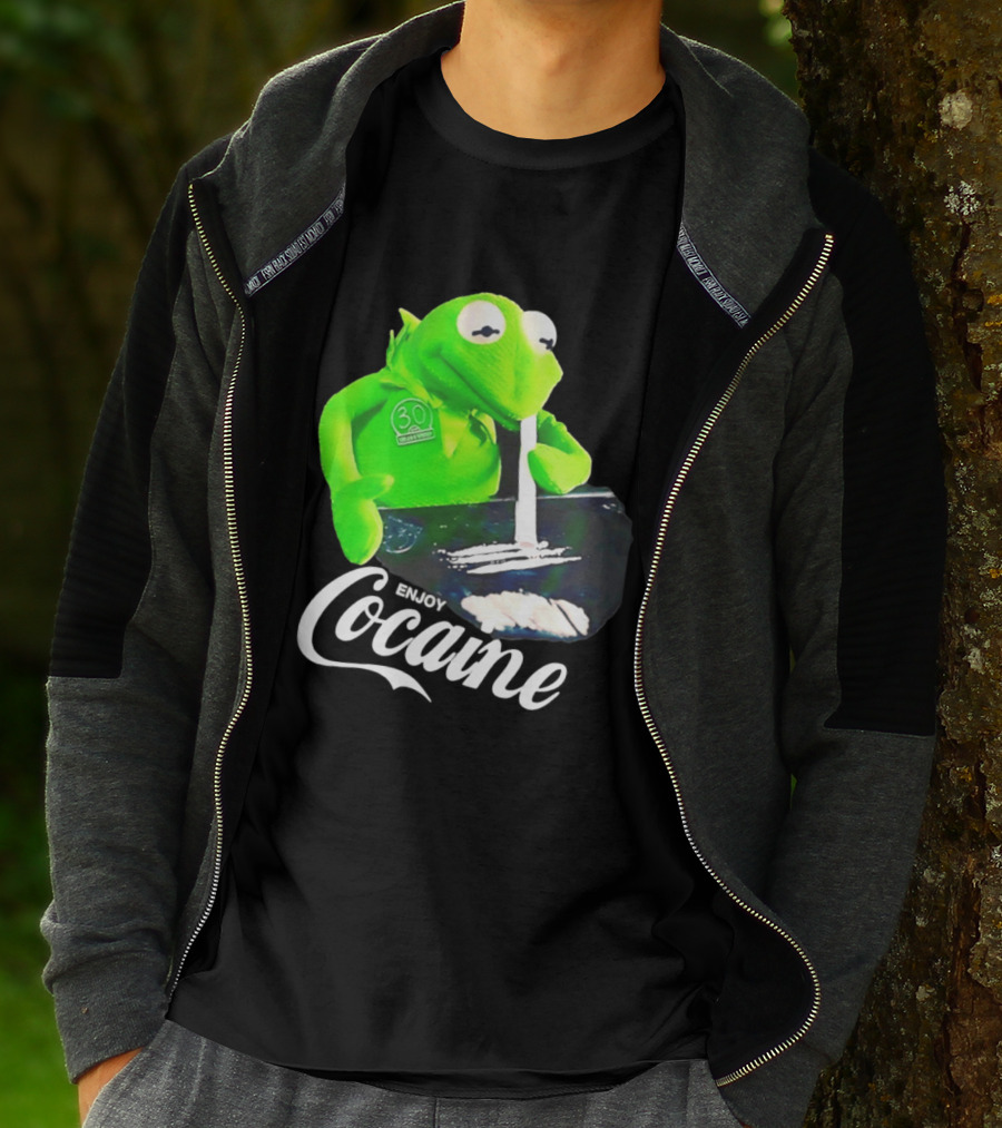 Kermit The Frog Enjoy Cocaine Muppets T-Shirt