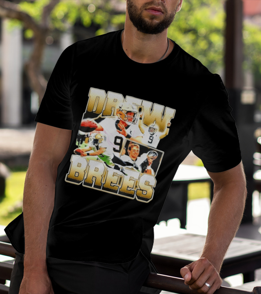 Drew Brees 9 New Orleans Saints Legend T-Shirt