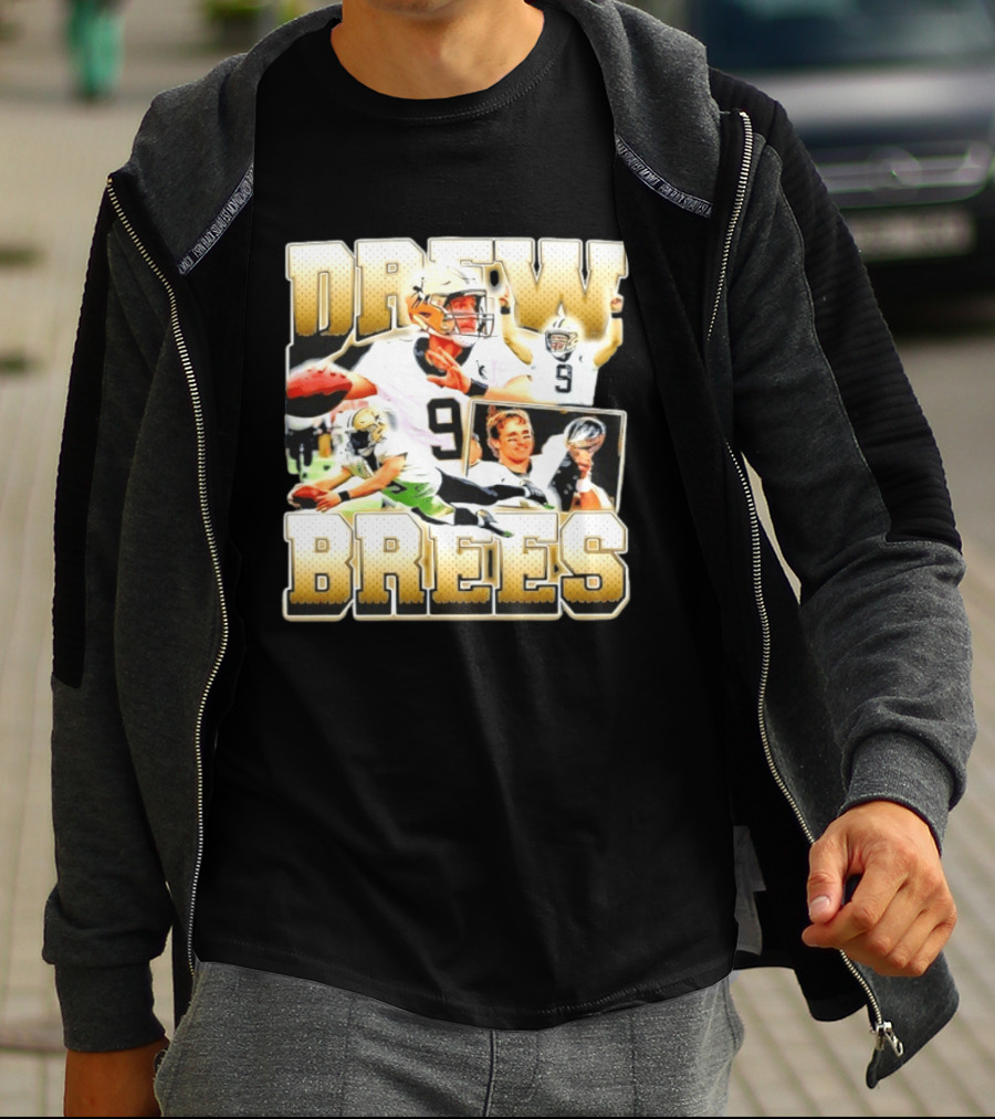 Drew Brees 9 New Orleans Saints Legend T-Shirt