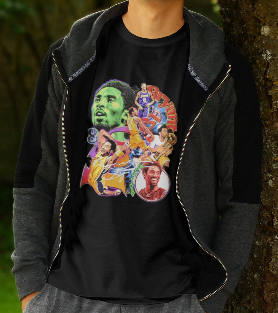 Kobe Bryant 8 Los Angeles Lakers NBA Champion Legacy T-Shirt