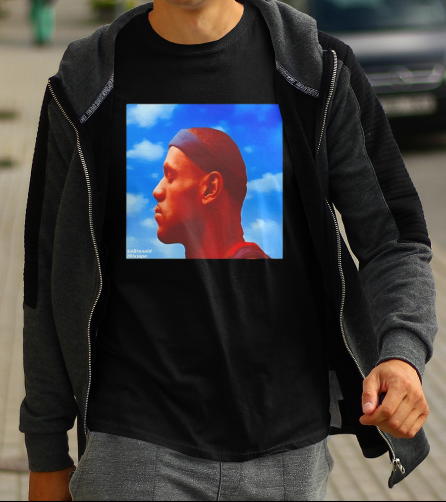 LeBron James LeBronald Mixtape Nothing Was LeSame Los Angeles Lakers Sky T-Shirt