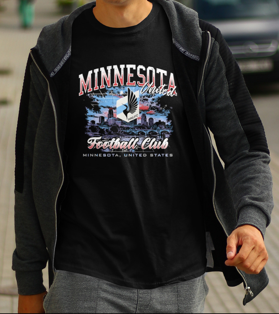 Minnesota United Football Club Minnesota United States Scenery T-Shirt