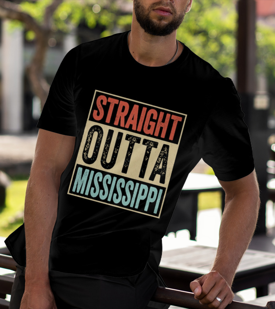 Straight Outta Mississippi Souvenir Performance T-Shirt