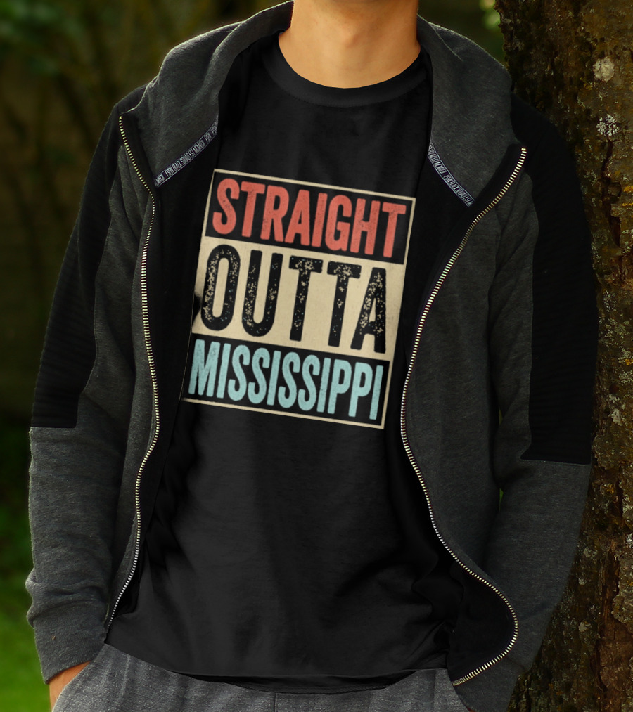 Straight Outta Mississippi Souvenir Performance T-Shirt