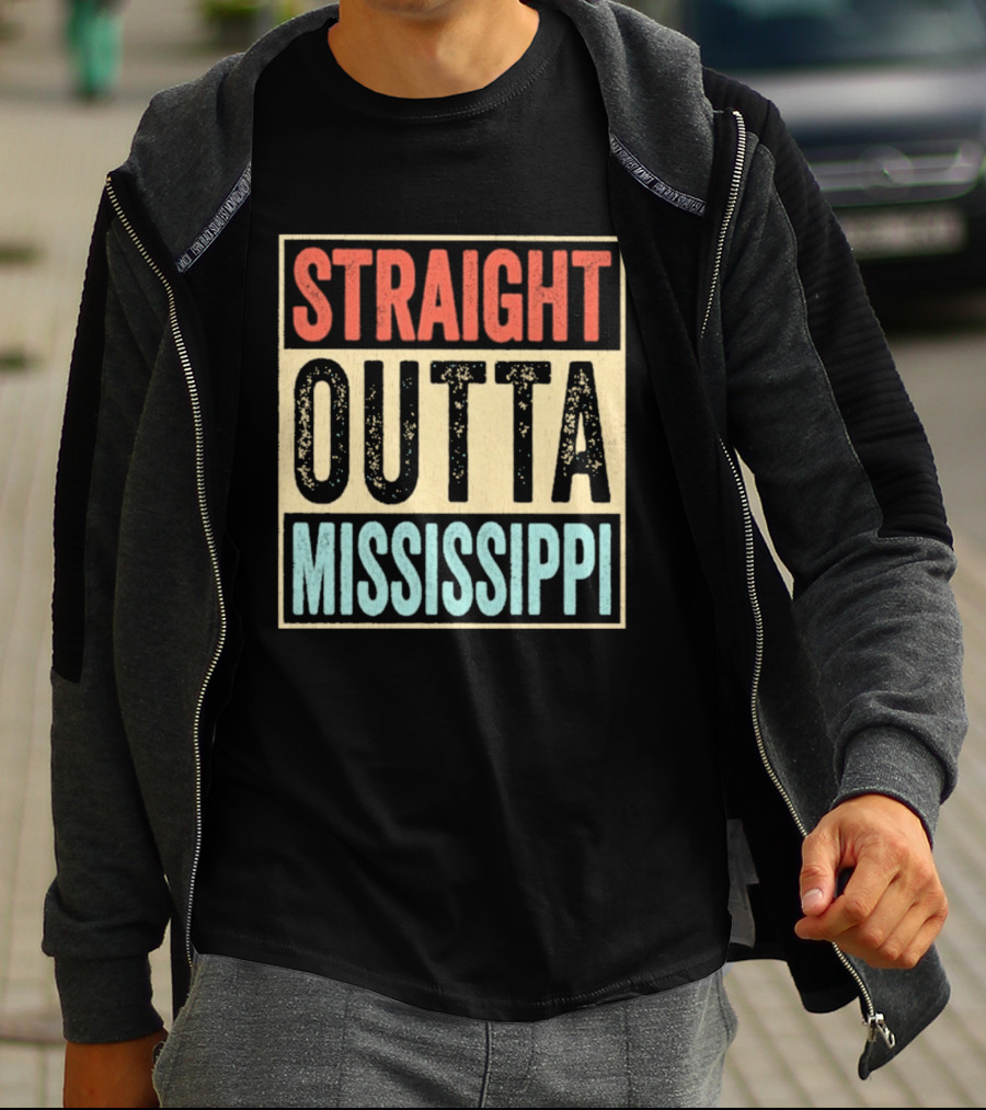 Straight Outta Mississippi Souvenir Performance T-Shirt