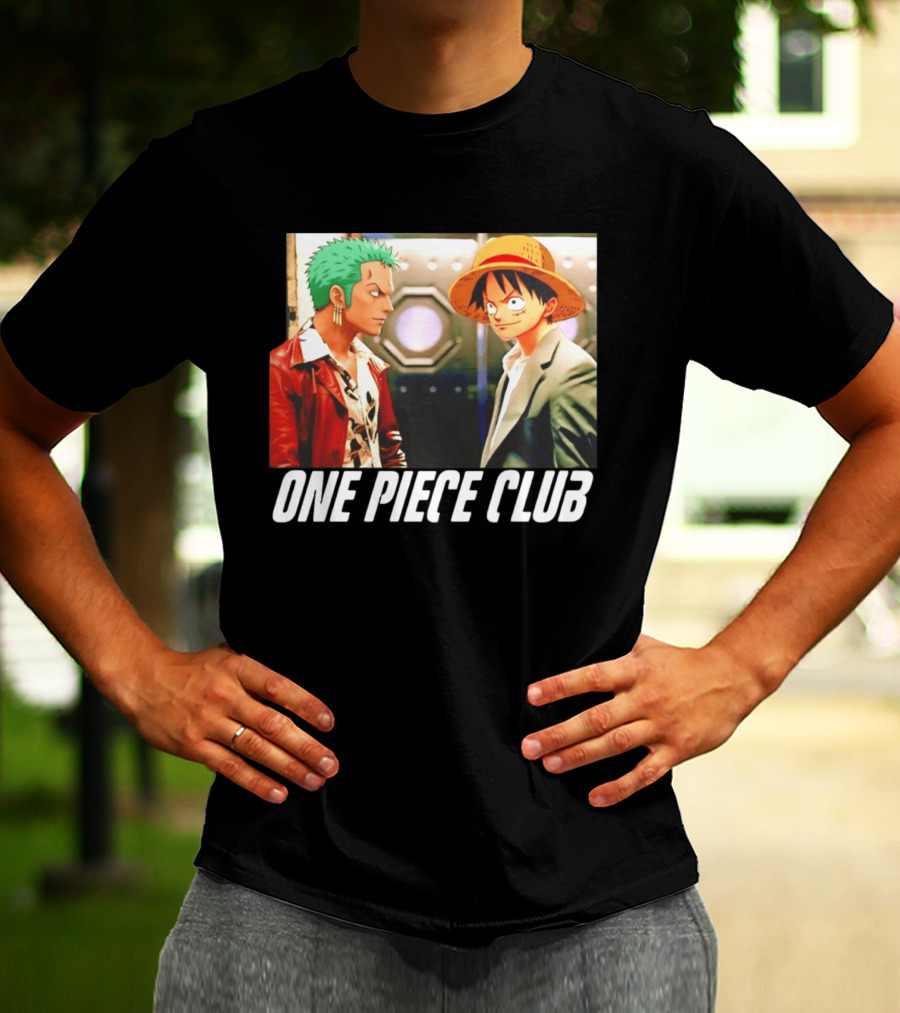 One Piece Club Roronoa Zoro Monkey D Luffy T-Shirt