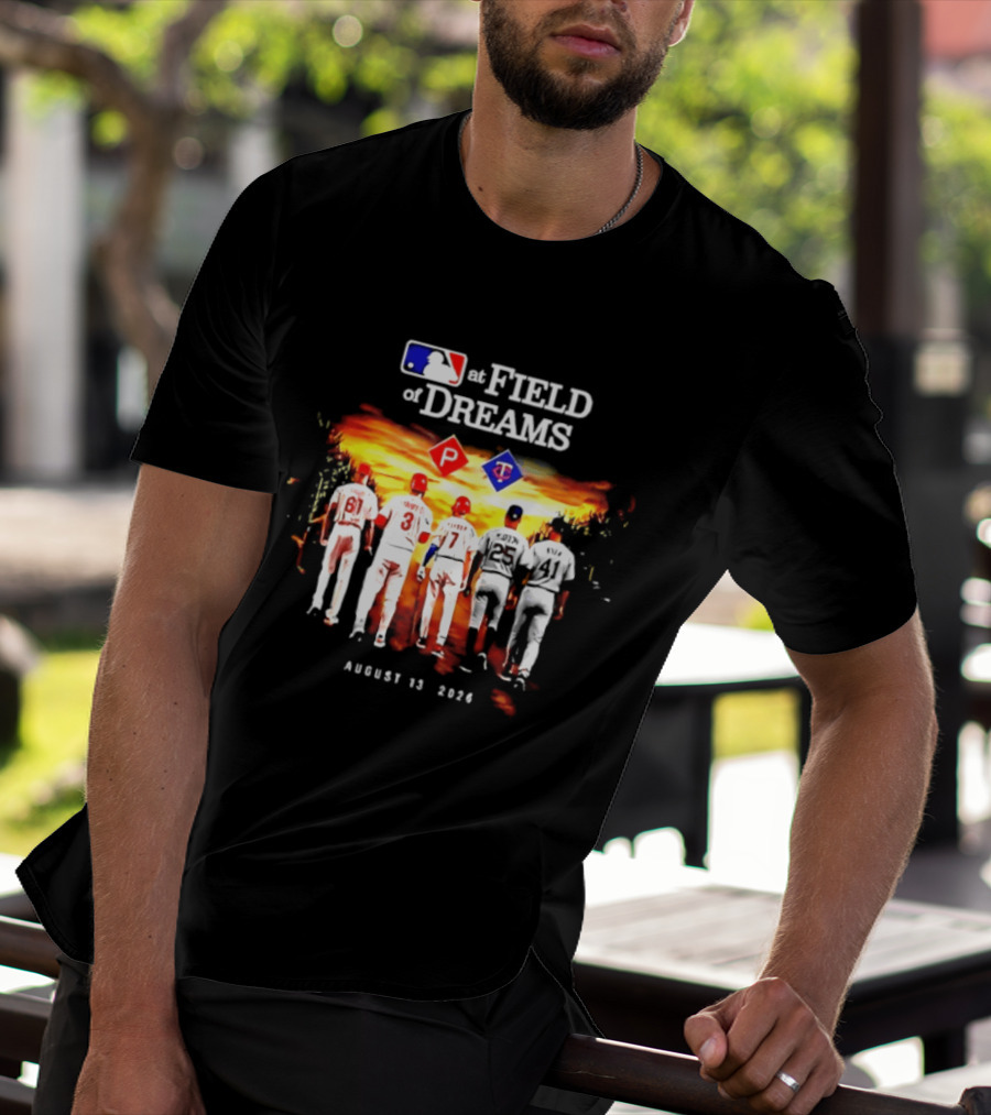MLB Field Of Dreams Pittsburgh Pirates Vs Minnesota Twins August 13 2026 T-Shirt