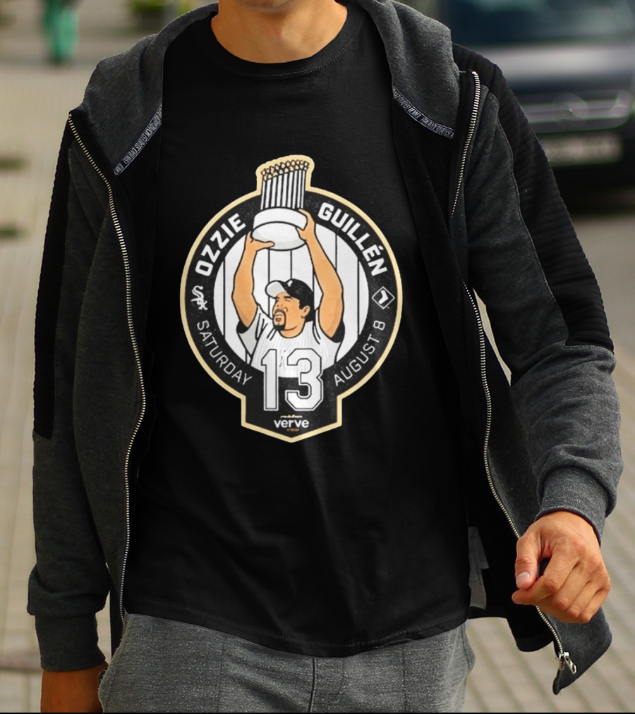 Ozzie Guillen White Sox Verve August 8 Celebration 13 T-Shirt