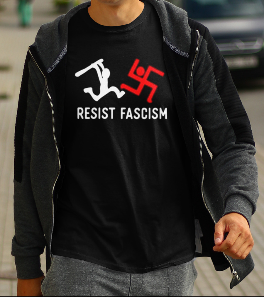 Resist Fascism Anti Nazi Anti Fascist Equality T-Shirt