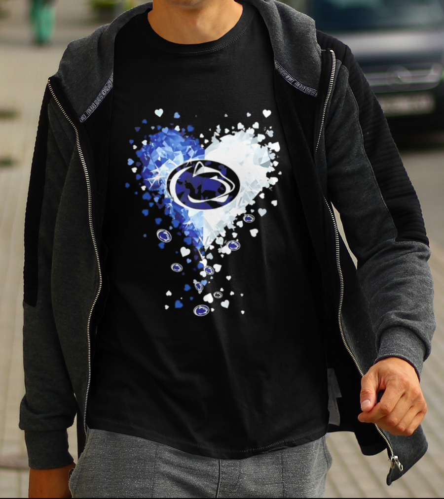 Penn State Nittany Lions 2026 NCAA Heart Diamond T-Shirt