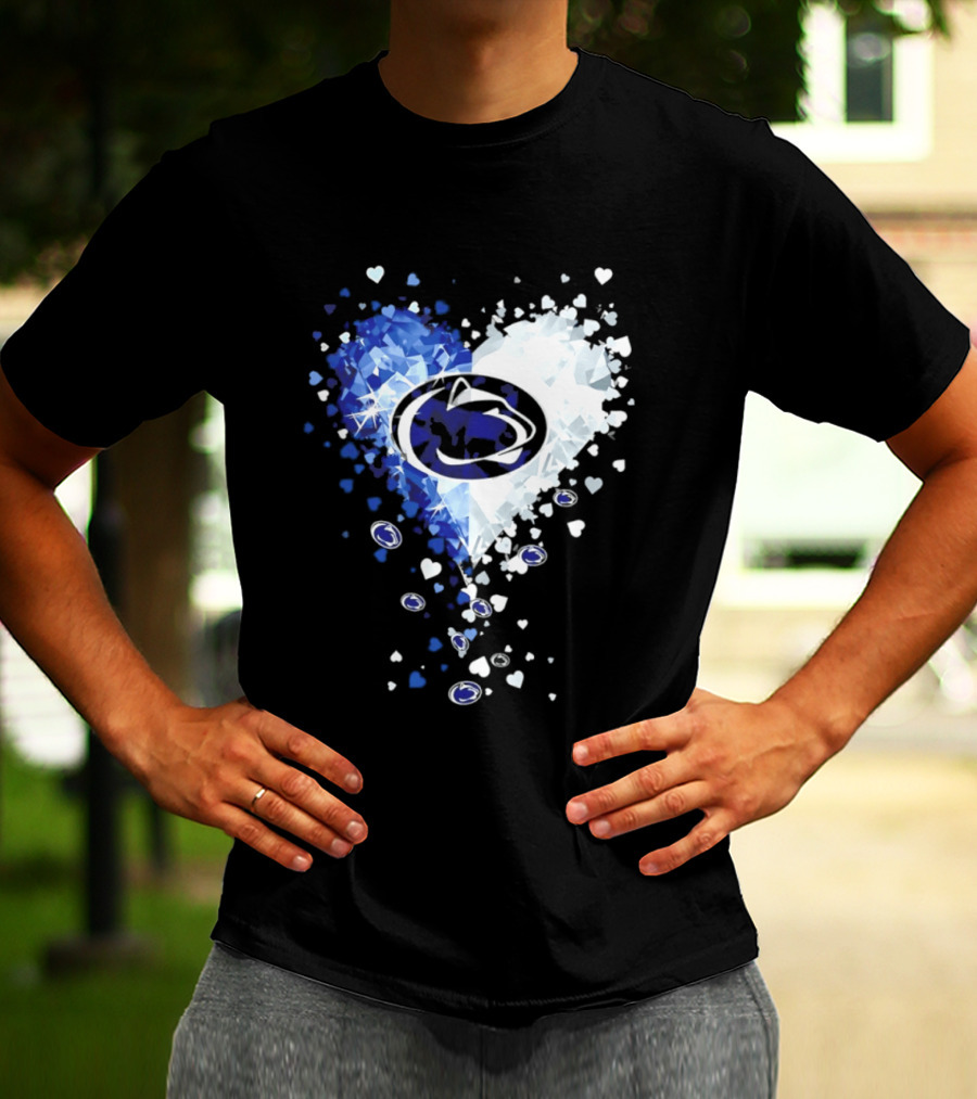 Penn State Nittany Lions 2026 NCAA Heart Diamond T-Shirt