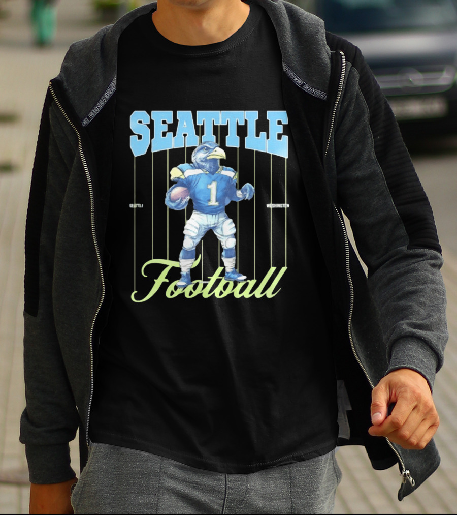 Seattle Seahawks 1 Seattle Washington Football Bird T-Shirt