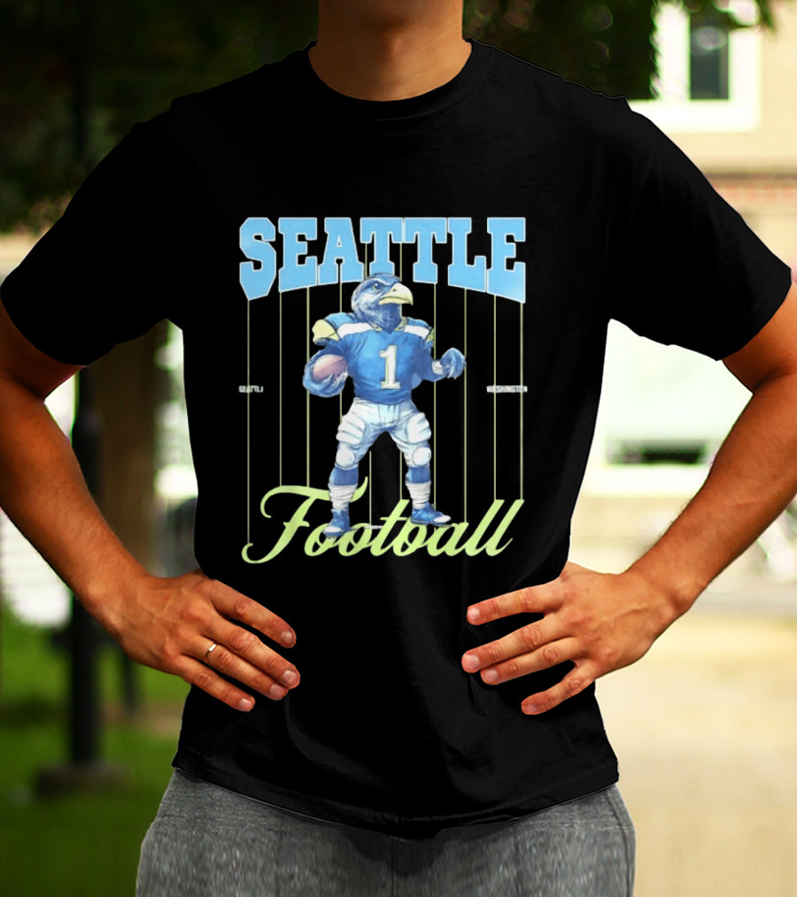 Seattle Seahawks 1 Seattle Washington Football Bird T-Shirt