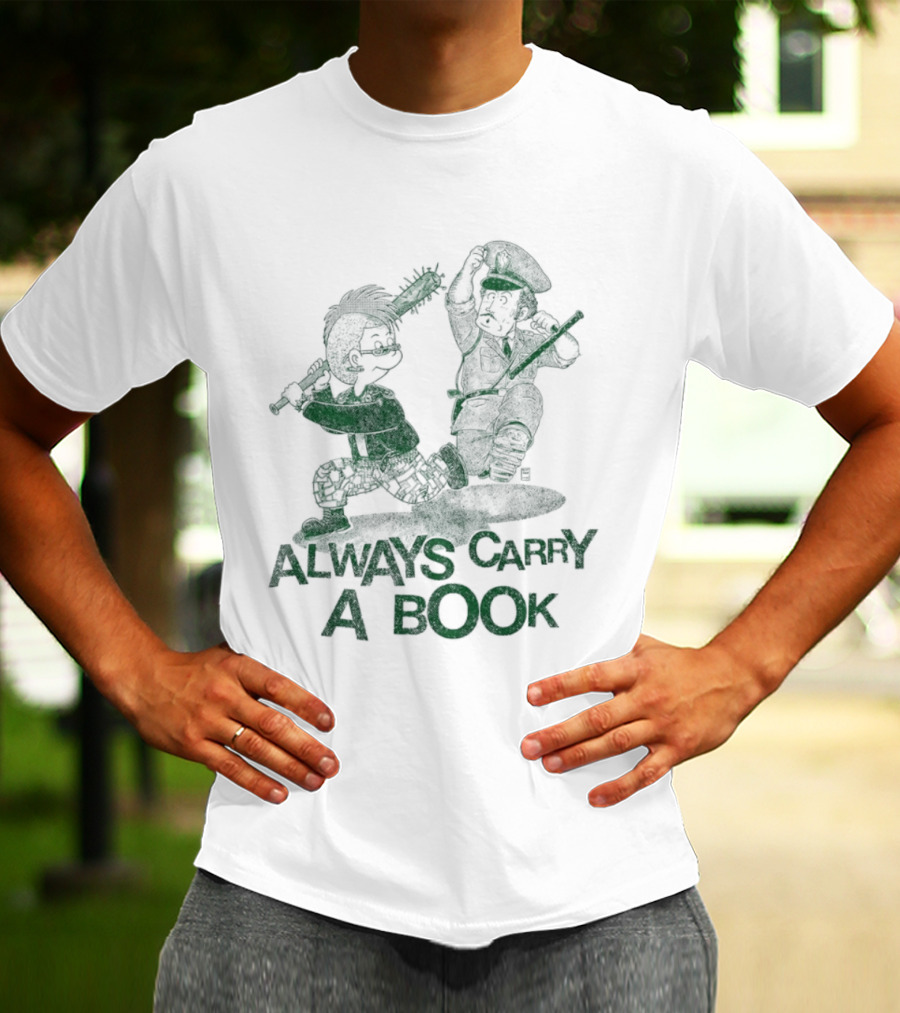 Punk Style Always Carry A Book Reading Books T-Shirt