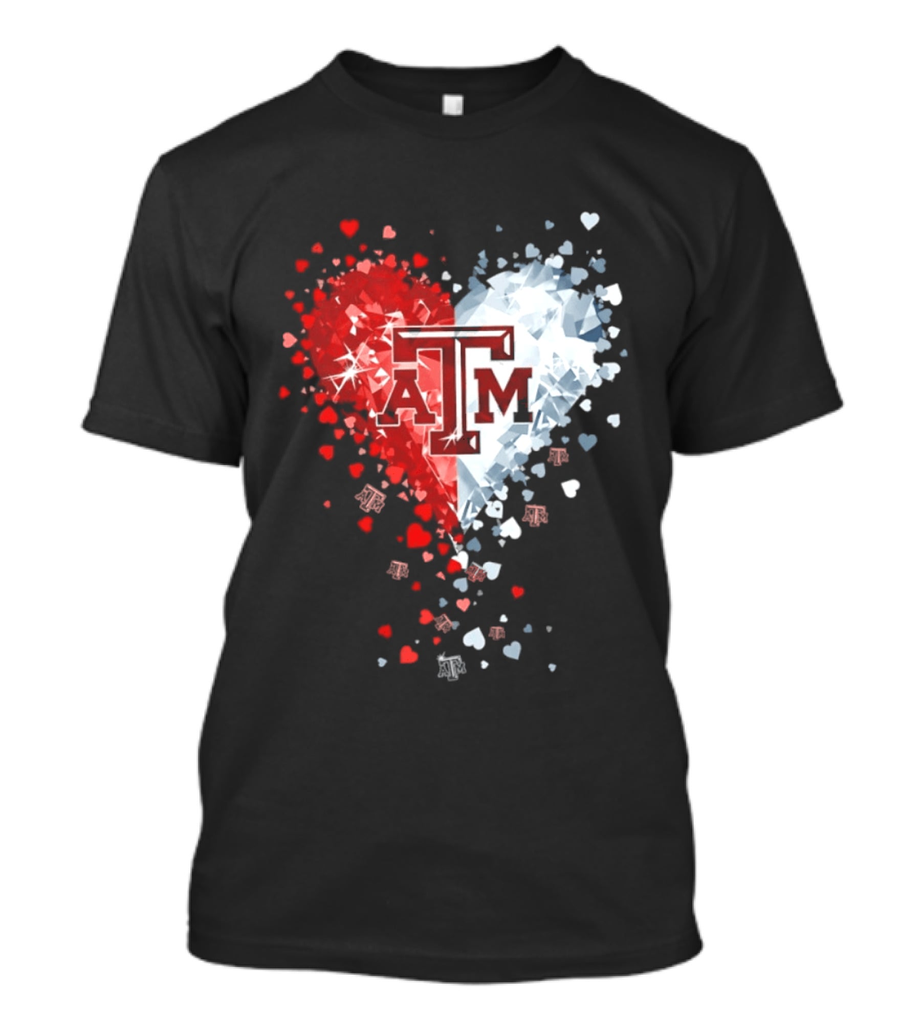 Texas A&M Aggies Heart Diamond 2026 NCAA College Station T-Shirt