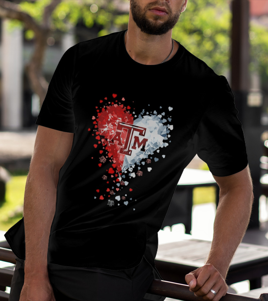 Texas A&M Aggies Heart Diamond 2026 NCAA College Station T-Shirt