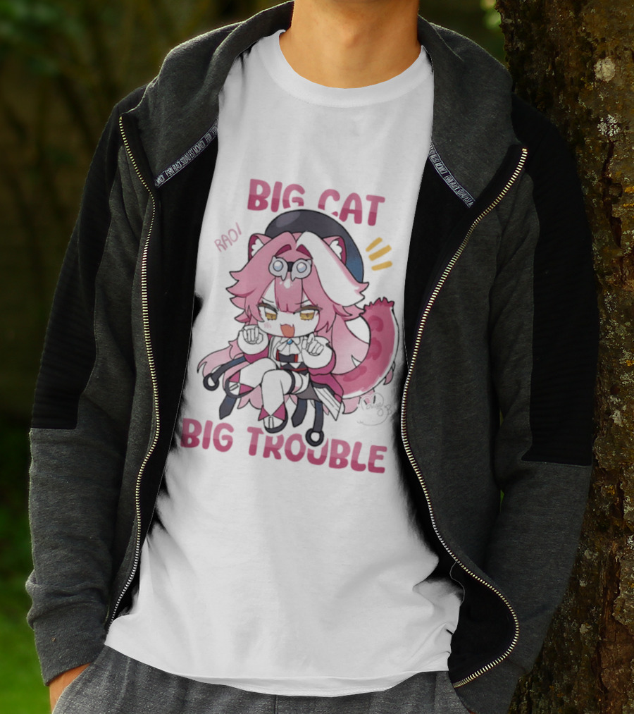BIG Cat Prowls Into BIG Trouble Anime T-Shirt