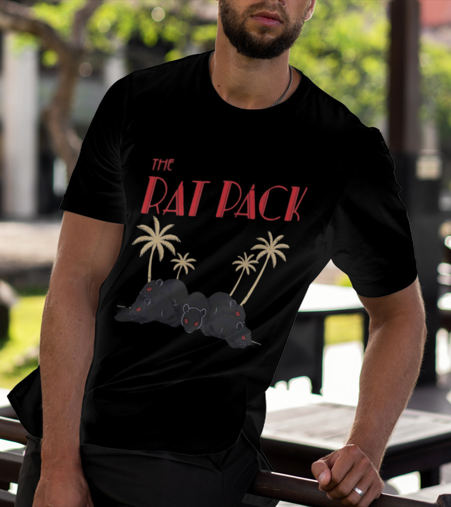 The Rat Pack Florida Panthers Hockey Team Vintage Rats And Palms T-Shirt