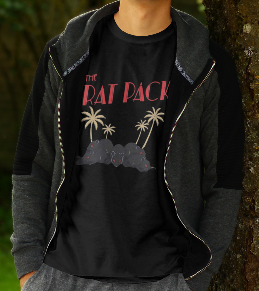 The Rat Pack Florida Panthers Hockey Team Vintage Rats And Palms T-Shirt