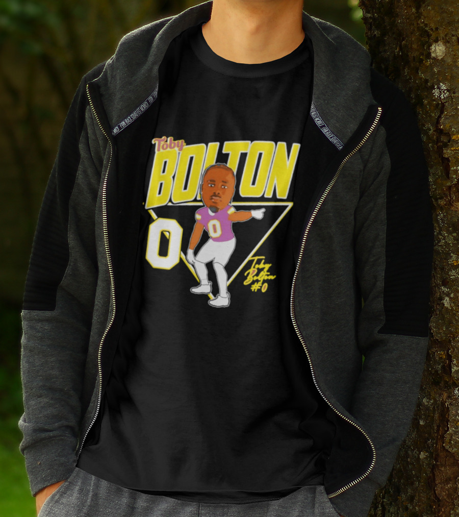 Toby Bolton 0 Caricature Tennessee Tech Football T-Shirt