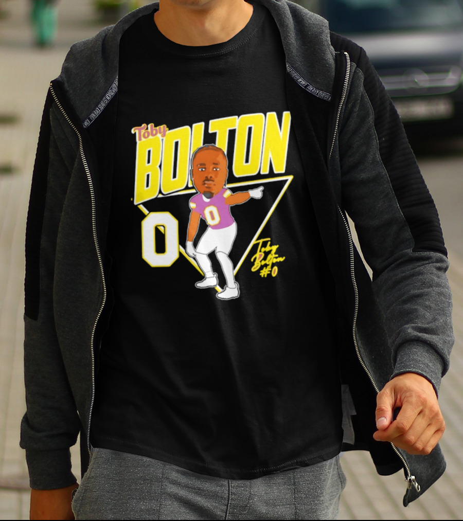 Toby Bolton 0 Caricature Tennessee Tech Football T-Shirt