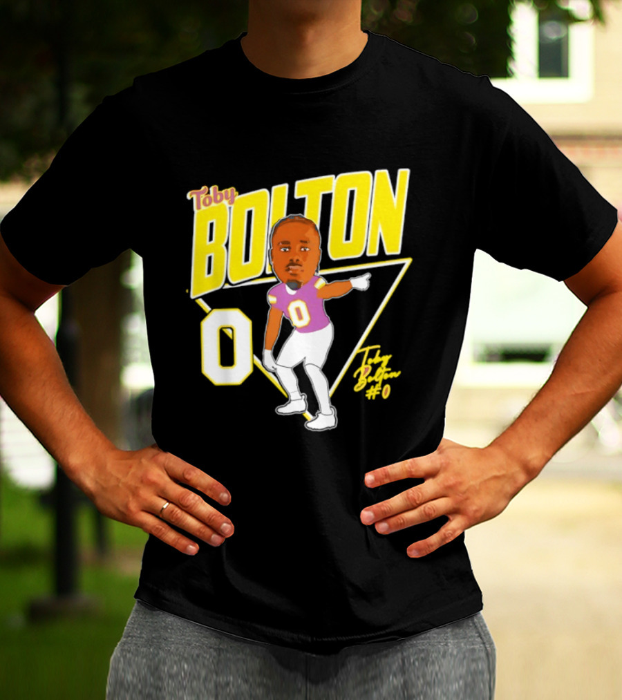 Toby Bolton 0 Caricature Tennessee Tech Football T-Shirt