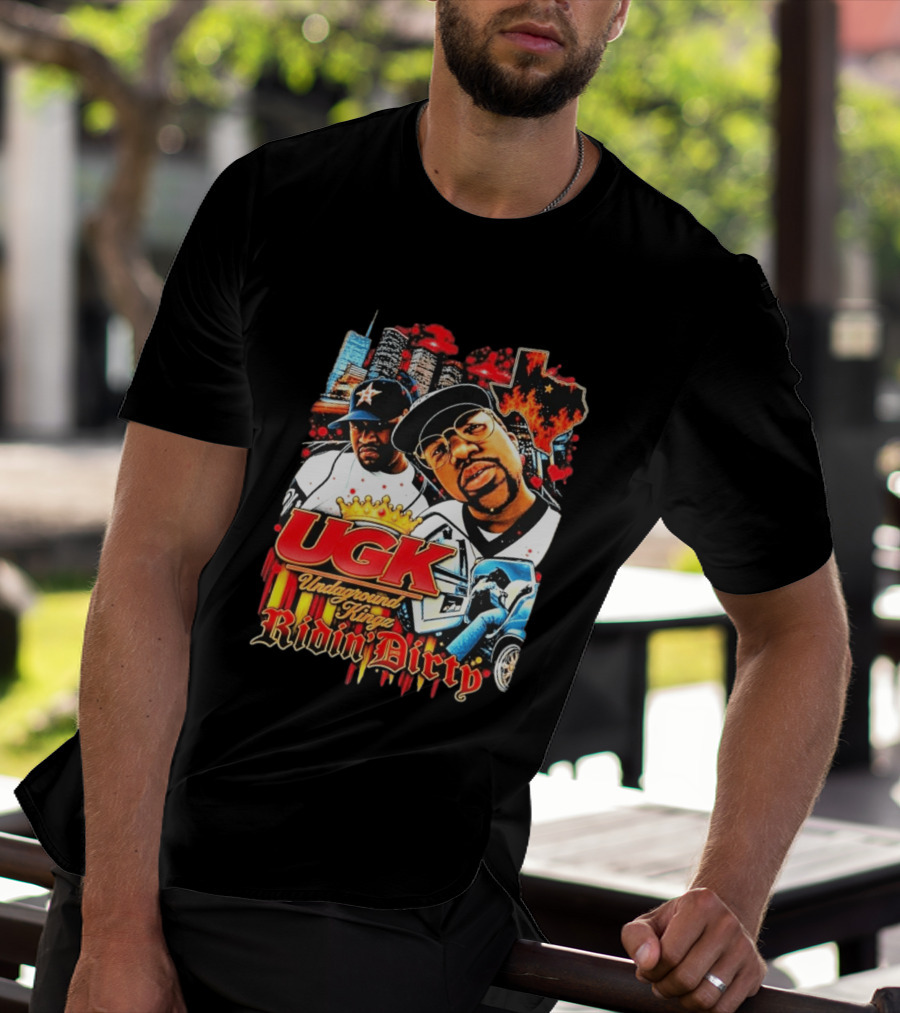 UGK Underground Kingz Ridin' Dirty Texas Rap Legends T-Shirt