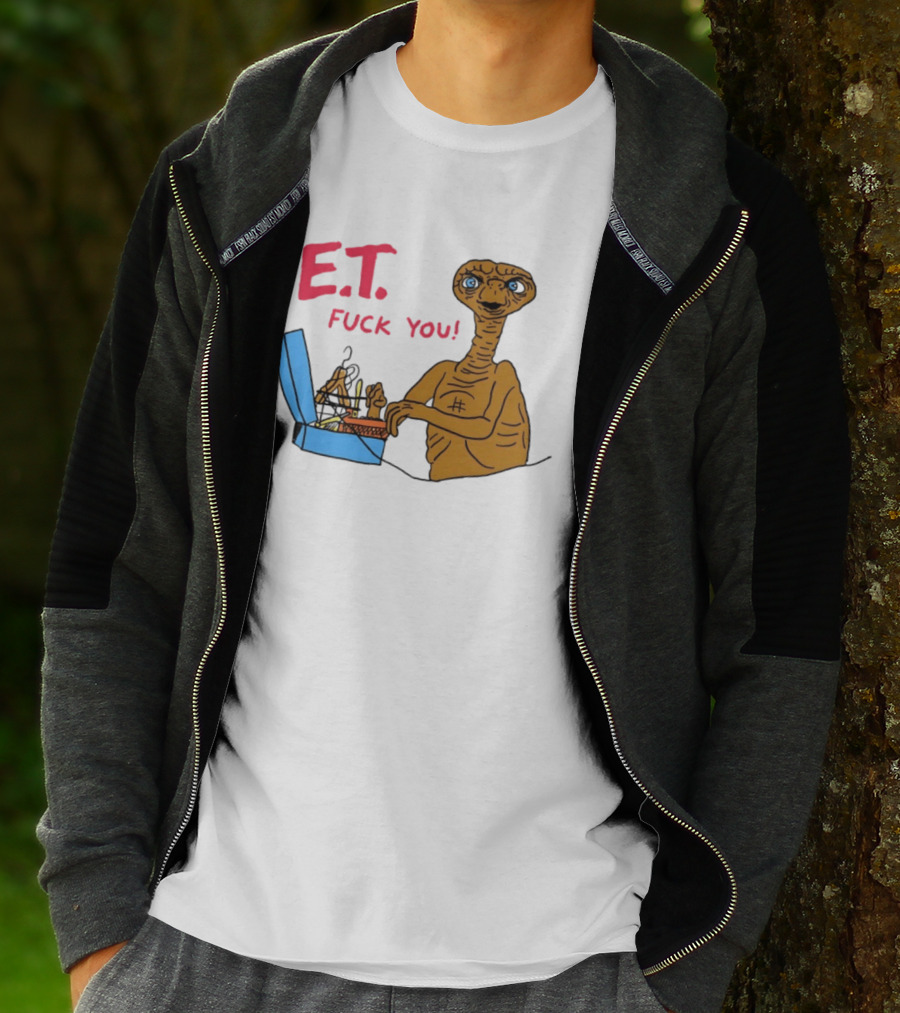 E.T. Fuck You 80s Movie Alien Sci Fi T-Shirt
