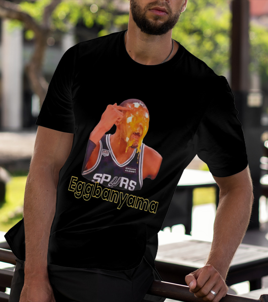Eggbanyama Spurs Basketball Chaos Closet T-Shirt