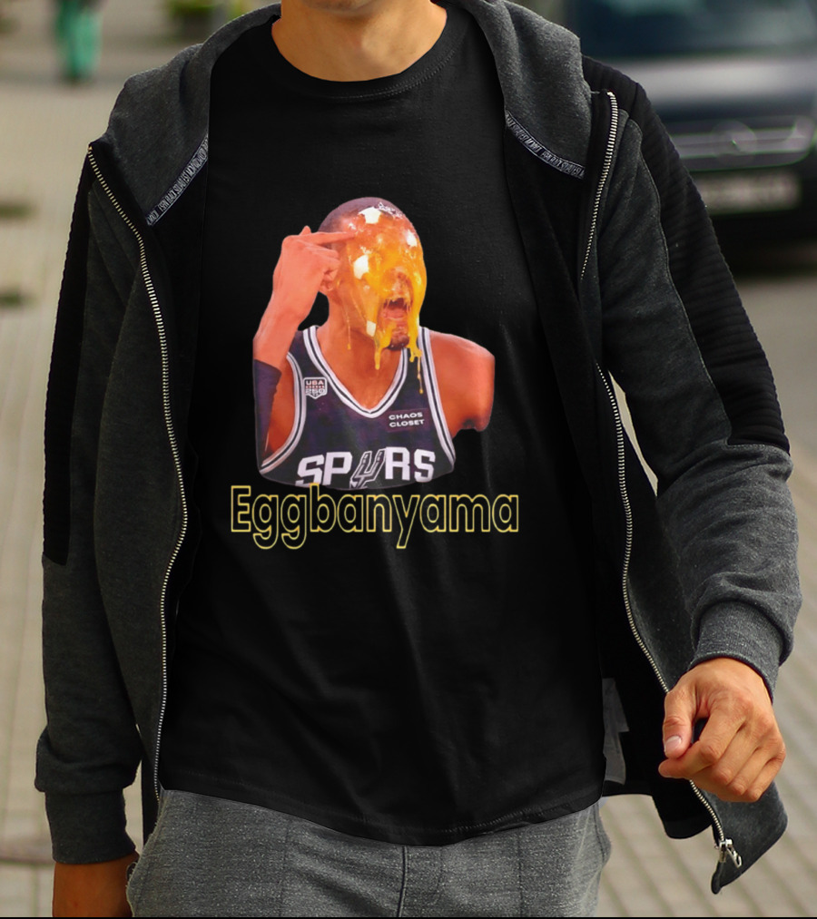 Eggbanyama Spurs Basketball Chaos Closet T-Shirt