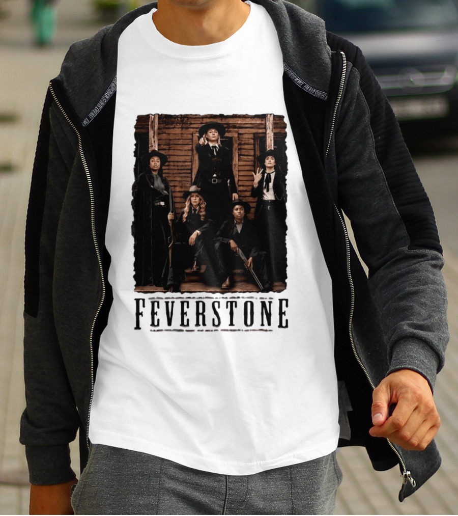 Feverstone Indiana Fever WNBA Basketball Team Western T-Shirt