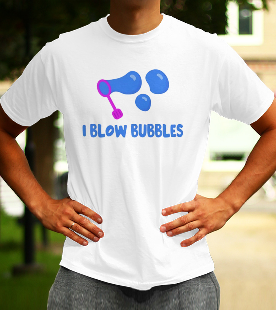 I Blow Bubbles Bubble Wand Summer Fun Playful Adventure T-Shirt