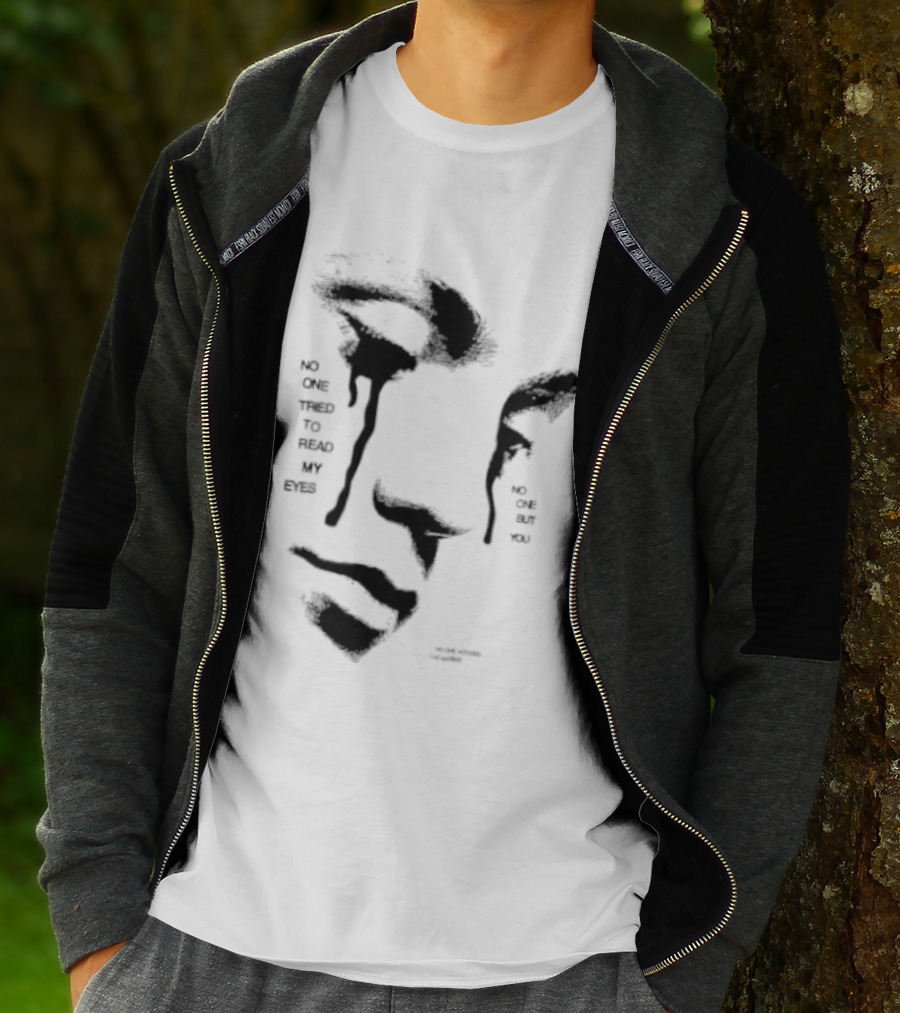 No One Tried To Read My Eyes The Marias Stylized Face T-Shirt