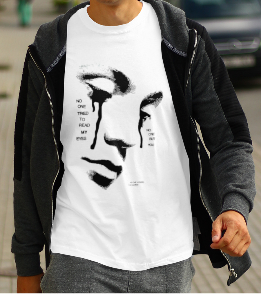 No One Tried To Read My Eyes The Marias Stylized Face T-Shirt