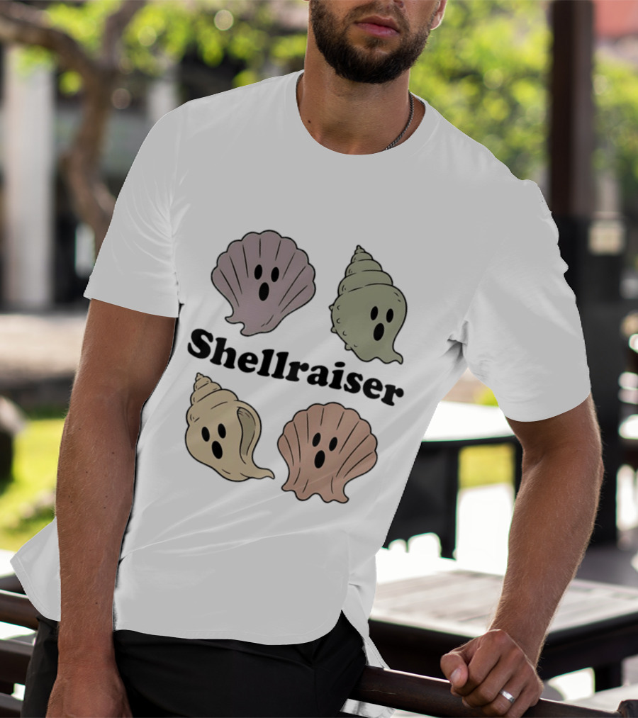 Shellraiser Ghost Shells Spooky Ocean T-Shirt