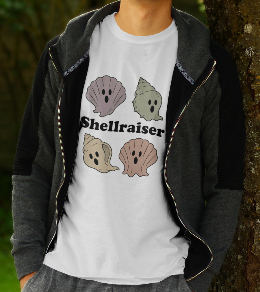 Shellraiser Ghost Shells Spooky Ocean T-Shirt