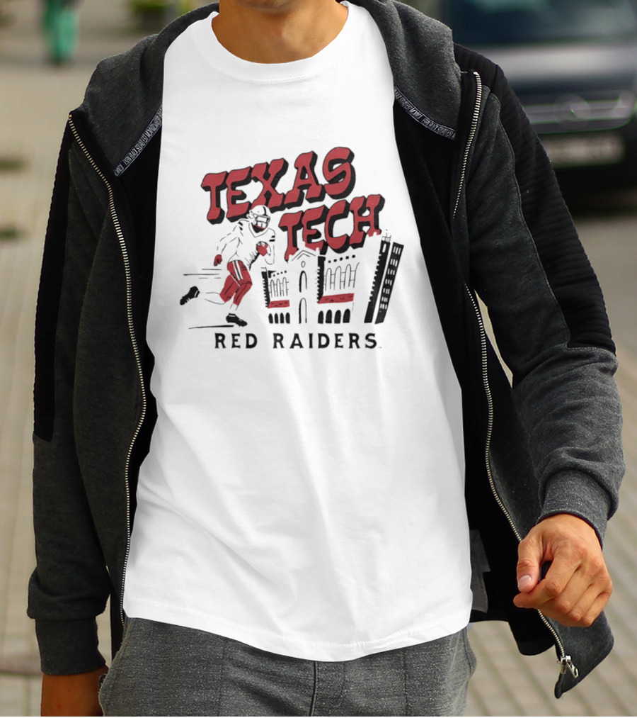 Texas Tech Red Raiders 2026 NCAA Football Player Running T-Shirt