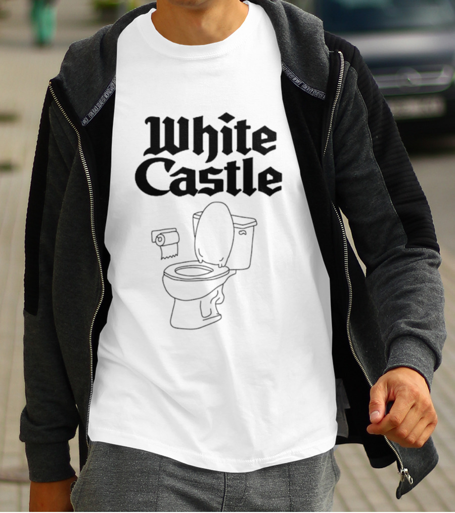 White Castle Toilet Bathroom Humor Fast Food T-Shirt