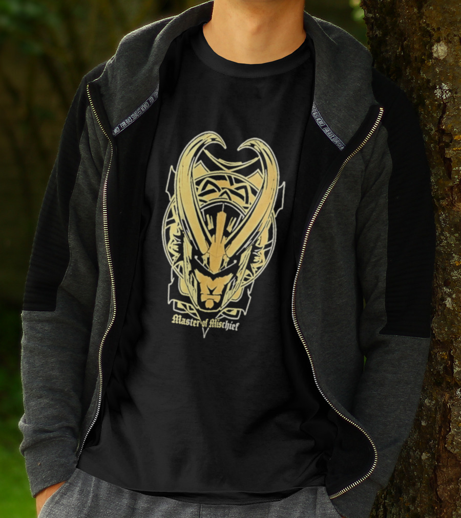 Loki Marvel Master Of Mischief Helmet T-Shirt