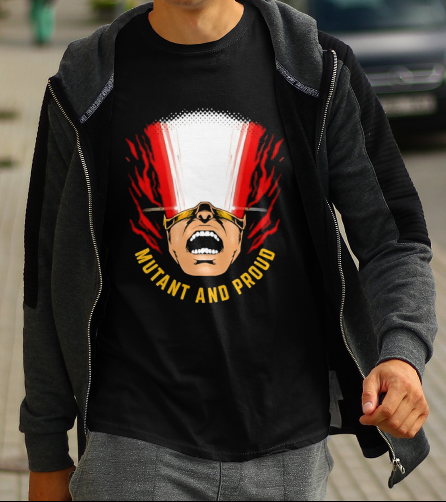 Cyclops Mutant And Proud X Men Marvel Eyebeams T-Shirt
