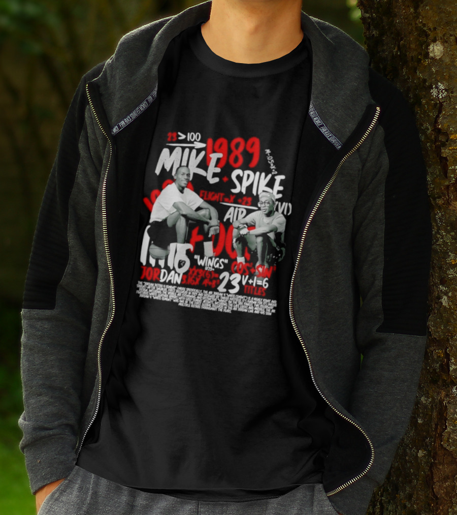 1989 Mike Spike Air Mars 100 Points 23 Wins 1.16 DAN Horsepower Basketball T-Shirt
