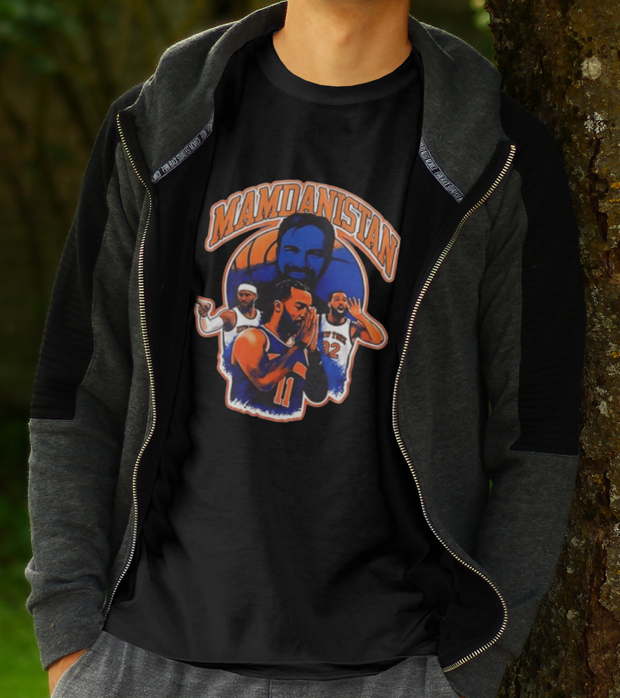 New York Knicks 2026 Mamdani MamdaniStan Basketball Team Players Zohran T-Shirt